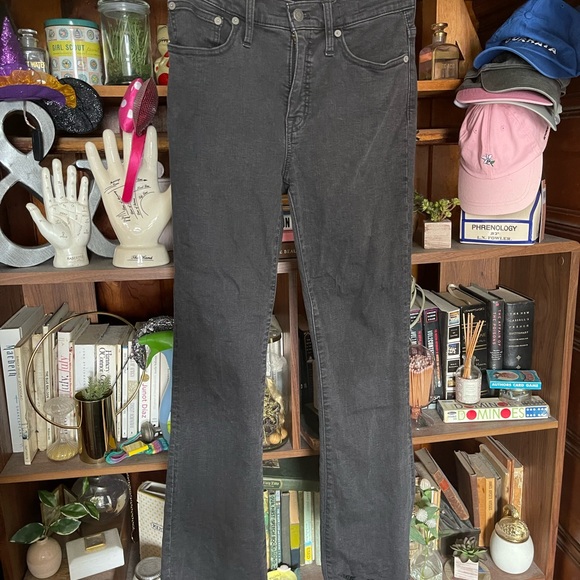 Madewell Denim - Madewell cali Demi boot black jeans sz 26 tall